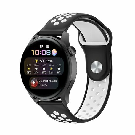 Sport Edition - Schwarz + Weiß - Xiaomi Mi Watch / Xiaomi Watch S1 / S1 Pro / S1 Active / Watch S2