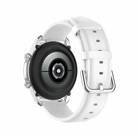 Klassisches Lederarmband - Weiß - Xiaomi Mi Watch / Xiaomi Watch S1 / S1 Pro / S1 Active / Watch S2