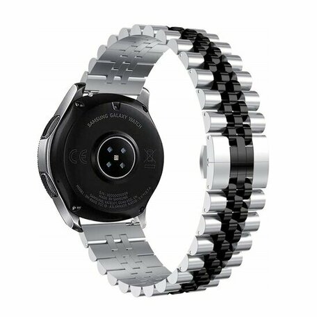 Stahlband - Silber / Schwarz - Xiaomi Mi Watch / Xiaomi Watch S1 / S1 Pro / S1 Active / Watch S2