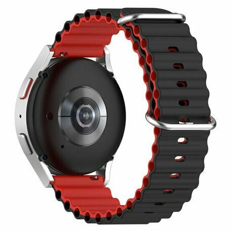 Ocean Style Armband - Schwarz / Rot - Xiaomi Mi Watch / Xiaomi Watch S1 / S1 Pro / S1 Active / Watch S2