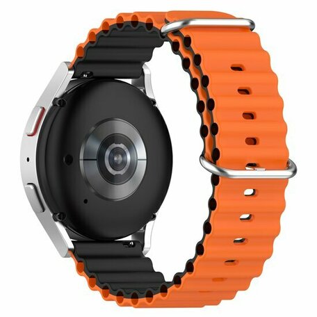 Ocean Style Armband - Orange / Schwarz - Xiaomi Mi Watch / Xiaomi Watch S1 / S1 Pro / S1 Active / Watch S2