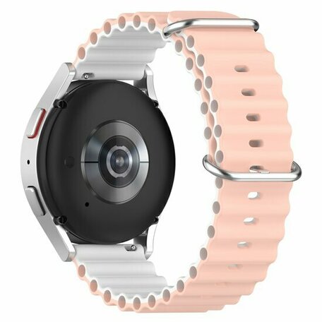 Ocean Style Armband - Hellrosa / Weiß - Xiaomi Mi Watch / Xiaomi Watch S1 / S1 Pro / S1 Active / Watch S2