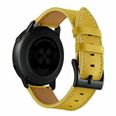 Lederarmband - Gelb - Xiaomi Mi Watch / Xiaomi Watch S1 / S1 Pro / S1 Active / Watch S2