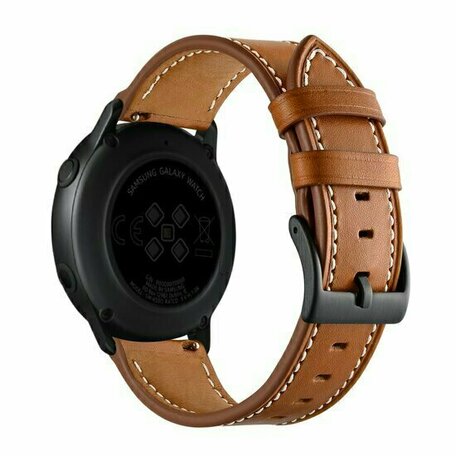 Lederarmband - Braun - Xiaomi Mi Watch / Xiaomi Watch S1 / S1 Pro / S1 Active / Watch S2