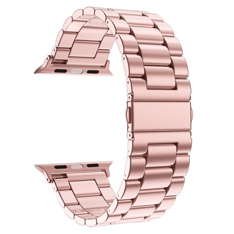 Stahlgliederarmband - Rose pink - Passend für Apple Watch 42mm / 44mm / 45mm / 49mm