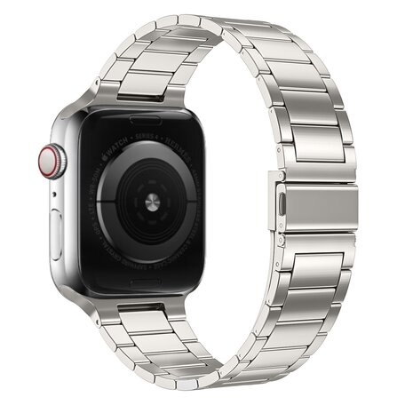 Stahlgliederarmband - Polarstern / Starlight - Passend für Apple Watch 38mm / 40mm / 41mm / 42mm