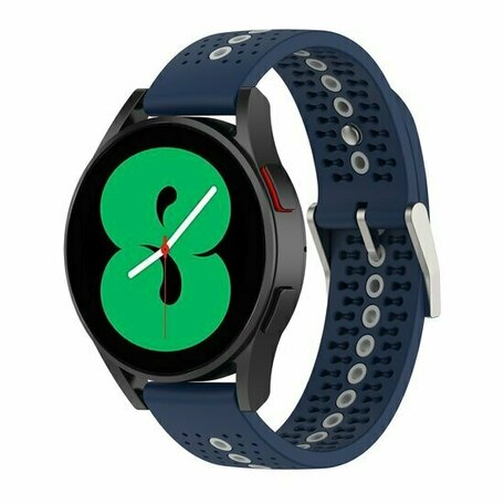 Huawei Watch GT 3 Pro - 43mm - Dot Pattern Silikonarmband - Dunkelblau