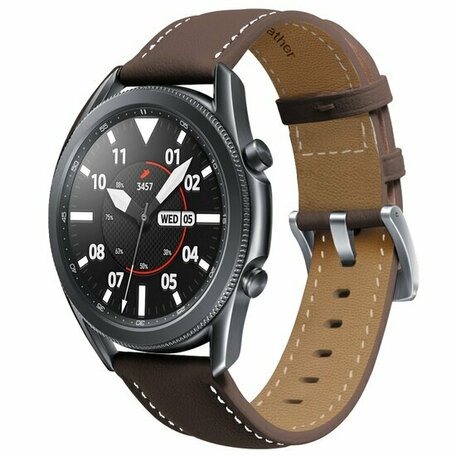 Premium-Lederarmband - Dunkelbraun - Huawei Watch GT 2 & GT 3 - 42mm