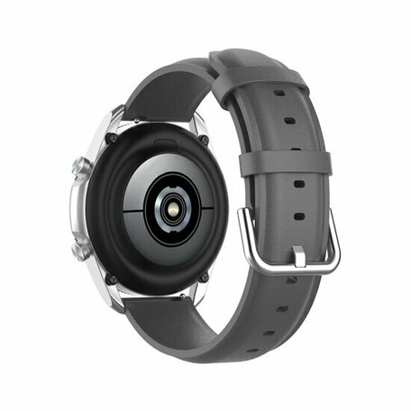 Klassisches Lederarmband - Grau - Huawei Watch GT 2 & GT 3 - 42mm