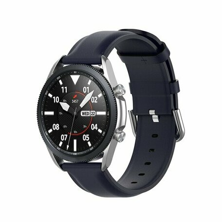 Klassisches Lederarmband - Dunkelblau - Huawei Watch GT 2 & GT 3 - 42mm