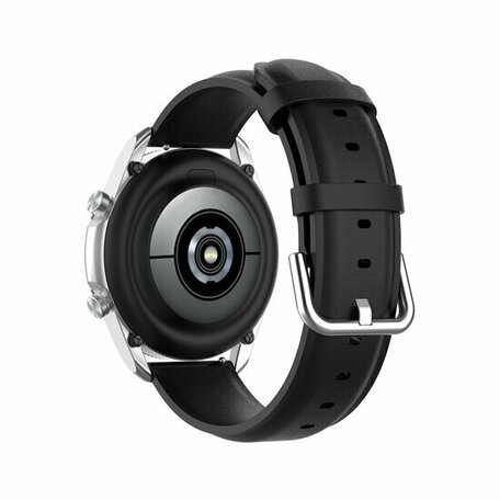 Klassisches Lederarmband - Schwarz - Huawei Watch GT 2 & GT 3 - 42mm