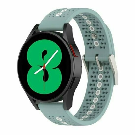 Dot Pattern Silikonarmband - Grün Blau - Huawei Watch GT 2 / GT 3 / GT 4 - 46mm