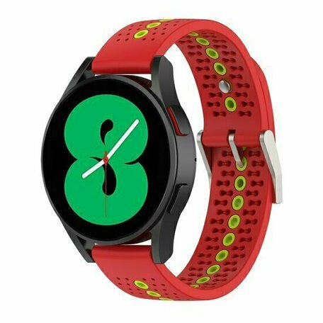 Dot Pattern Silikonarmband - Rot - Huawei Watch GT 2 / GT 3 / GT 4 - 46mm