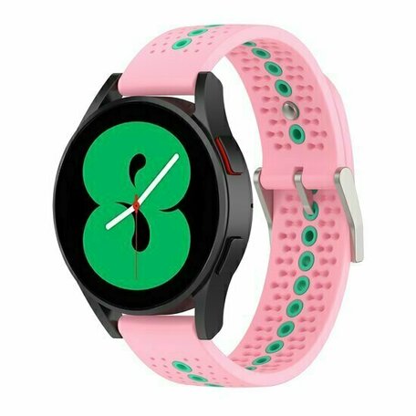 Dot Pattern Silikonarmband - Rosa - Huawei Watch GT 2 / GT 3 / GT 4 - 46mm