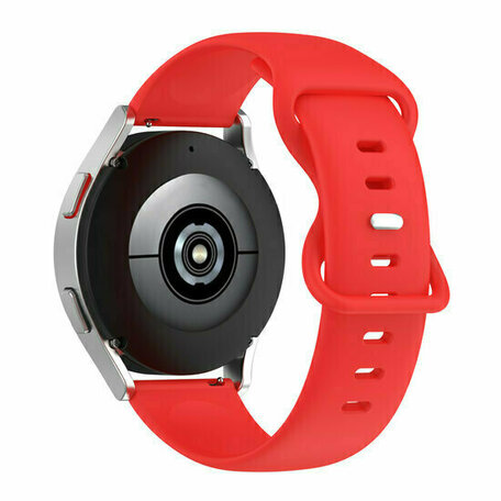 Solid Color Sportband - Rot - Huawei Watch GT 2 / GT 3 / GT 4 - 46mm