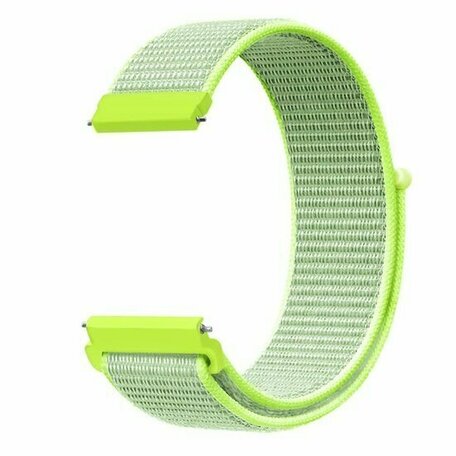 Sport Loop Nylon armband - Gelb - Huawei Watch GT 2 / GT 3 / GT 4 - 46mm