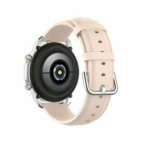 Klassisches Lederarmband - Rosa - Huawei Watch GT 2 / GT 3 / GT 4 - 46mm