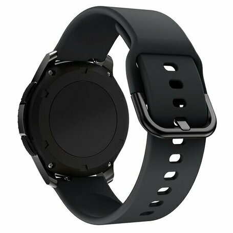 Silikon-Sportband - Schwarz - Huawei Watch GT 2 / GT 3 / GT 4 - 46mm