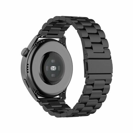 Stahlgliederarmband - Schwarz - Huawei Watch GT 2 / GT 3 / GT 4 - 46mm