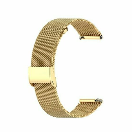 Milanaise Armband mit Klemmverschluss - Gold - Huawei Watch GT 2 / GT 3 / GT 4 - 46mm