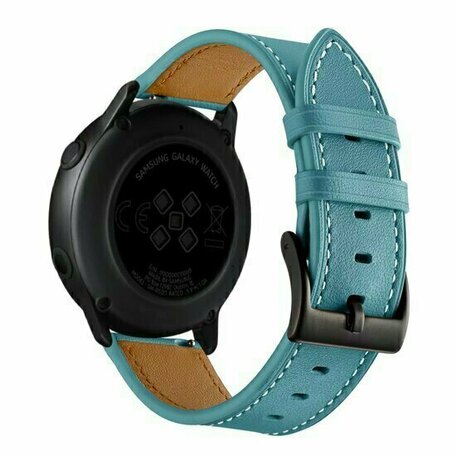 Lederarmband - Blau - Huawei Watch GT 2 / GT 3 / GT 4 - 46mm