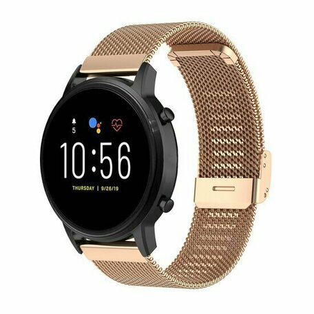 Milanaise Armband mit Klemmverschluss - Champagner Gold - Huawei Watch GT 2 Pro / GT 3 Pro - 46mm