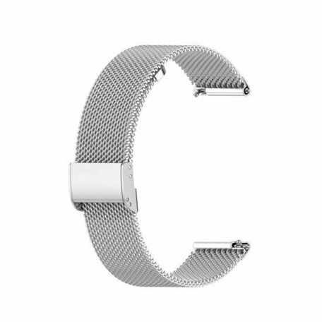 Milanaise Armband mit Klemmverschluss - Silber - Huawei Watch GT 2 Pro / GT 3 Pro - 46mm