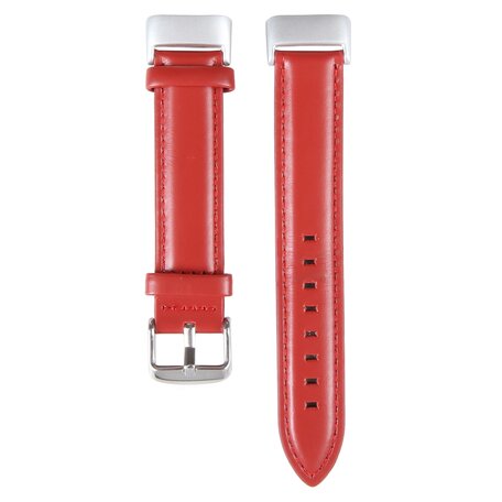 Fitbit Charge 5 & 6 Band - Echtes Leder - Rot