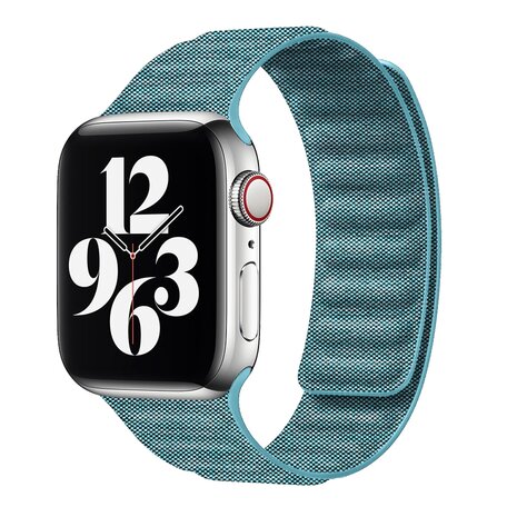 Denim-Nylonarmband - Hellblau - Geeignet für Apple Watch 38mm / 40mm / 41mm / 42mm