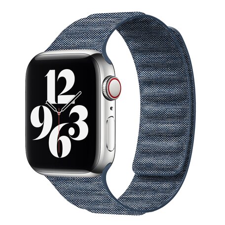 Denim-Nylonarmband - Dunkelblau - Geeignet für Apple Watch 38mm / 40mm / 41mm / 42mm