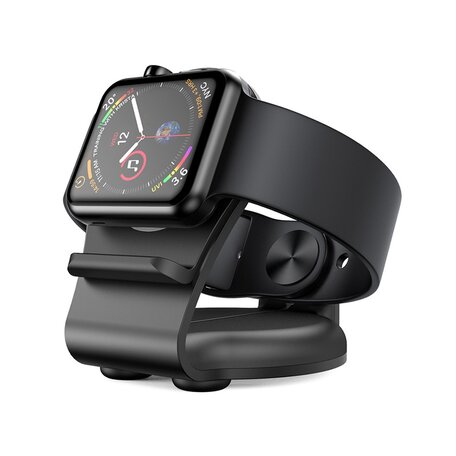 Apple Watch / iPhone Halter - Dockingstation - Schwarz - Geeignet für Apple Watch oder iPhone