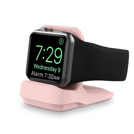 Silikonhalterung für Apple Watch - Pink - Geeignet für alle Apple Watch Serien