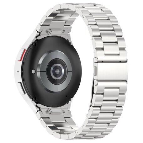 Stahlband mit Verbindungsknopf - Silber - Samsung Galaxy Watch 6 - 40mm & 44mm