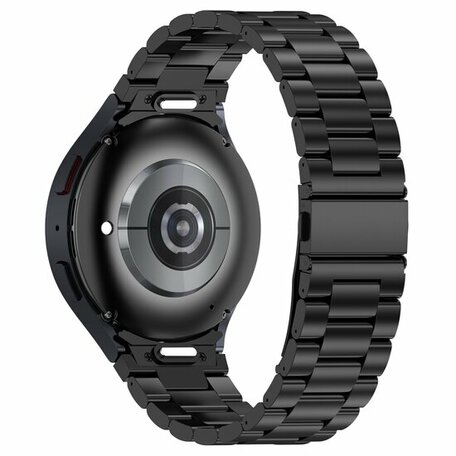 Stahlband mit Verbindungsknopf - Schwarz - Samsung Galaxy Watch 5 (Pro) - 40mm / 44mm / 45mm