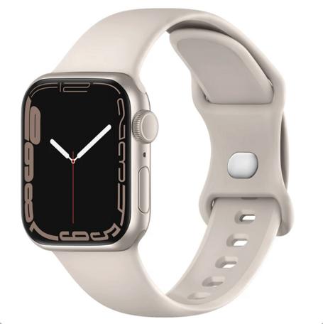 Silikon-Sportband - Polarstern / Starlight - Größe: M/L - Passend für Apple Watch 38mm / 40mm / 41mm