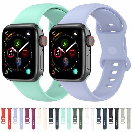 Silikon-Sportband - Polarstern / Starlight - Größe: S/M - Passend für Apple Watch 42mm / 44mm / 45mm / 46mm / 49mm