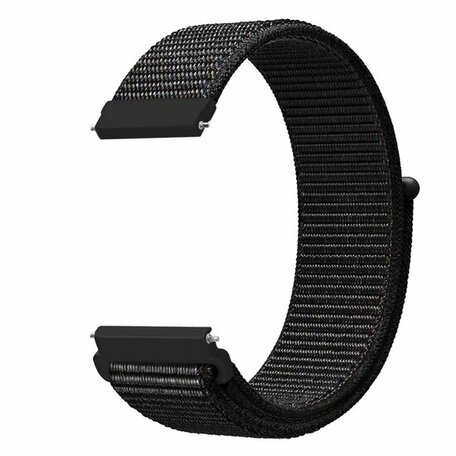 Sport Loop Nylonband - Schwarz gemischt - Samsung Galaxy Watch 7 - 40mm / 44mm