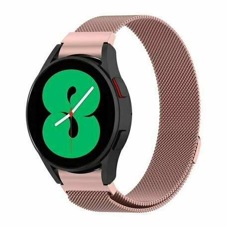 Samsung Galaxy Watch 7 - 40mm / 44mm - Milanaise Armband (runder Anschluss) - Roségold