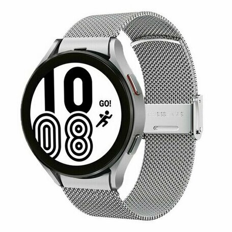 Samsung Galaxy Watch 7 - 40mm / 44mm - Milanaise Armband mit Klemmverschluss - Silber