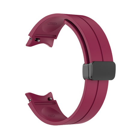 D-Buckle-Sportarmband - Bordeaux - Samsung Galaxy Watch 7 - 40mm & 44mm