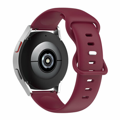 Solid Color Sportband - Bordeaux - Samsung Galaxy Watch 7 - 40mm & 44mm