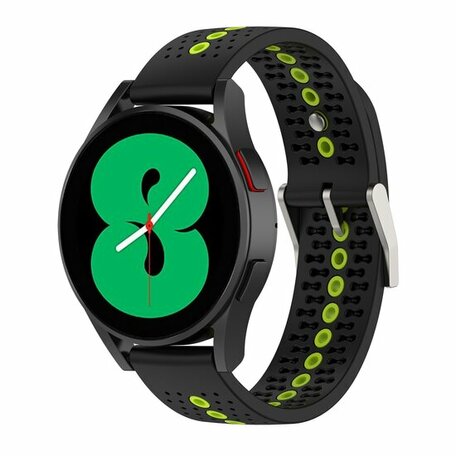 Dot Pattern Armband - Schwarz mit Gelb - Samsung Galaxy Watch 7 - 40mm & 44mm