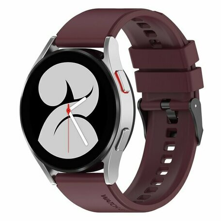 Silikonband mit Schnalle - Bordeaux - Samsung Galaxy Watch 7 - 40mm & 44mm