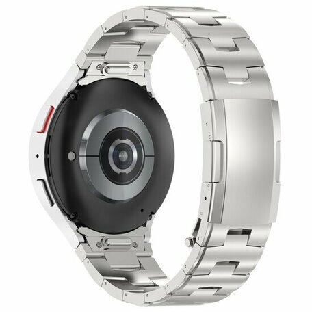 Titaniumband mit Verbindungsknopf - Silber - Samsung Galaxy Watch 7 - 40mm & 44mm