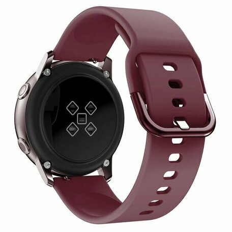 Silikon-Sportband - Bordeaux - Samsung Galaxy Watch 6 classic - 43mm & 47mm