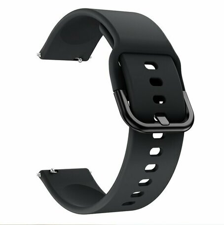 Silikon-Sportband - Schwarz - Garmin Vivomove 3 / HR / Luxe / Sport / Style / Trend