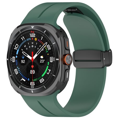 D-Buckle-Sportarmband - Dunkelgrün - Samsung Galaxy Watch Ultra 47mm