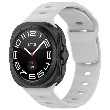 Solid Sportarmband - Grau - Samsung Galaxy Watch Ultra 47mm