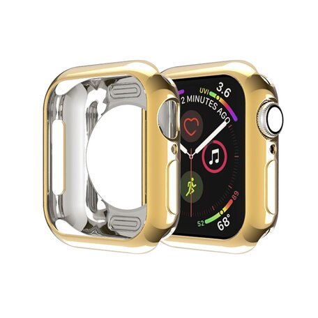 Silikonhülle 42mm - Gold - Geeignet für Apple Watch 42mm (Serien 1 bis 3)