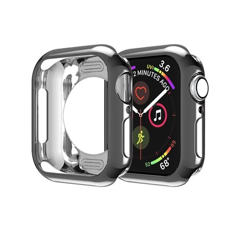 Silikonhülle 42mm - Schwarz - Geeignet für Apple Watch 42mm (Serien 1 bis 3)